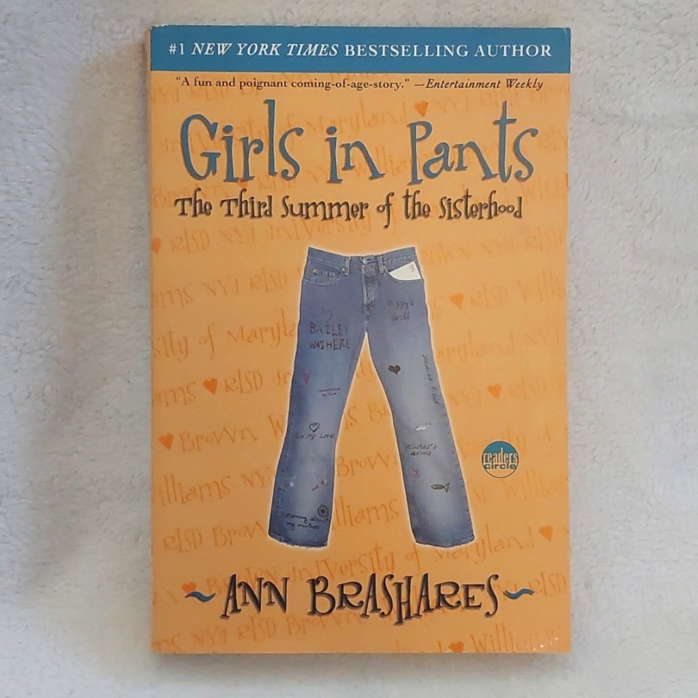 Girls in Pants by Ann Brashares - Orange Cover